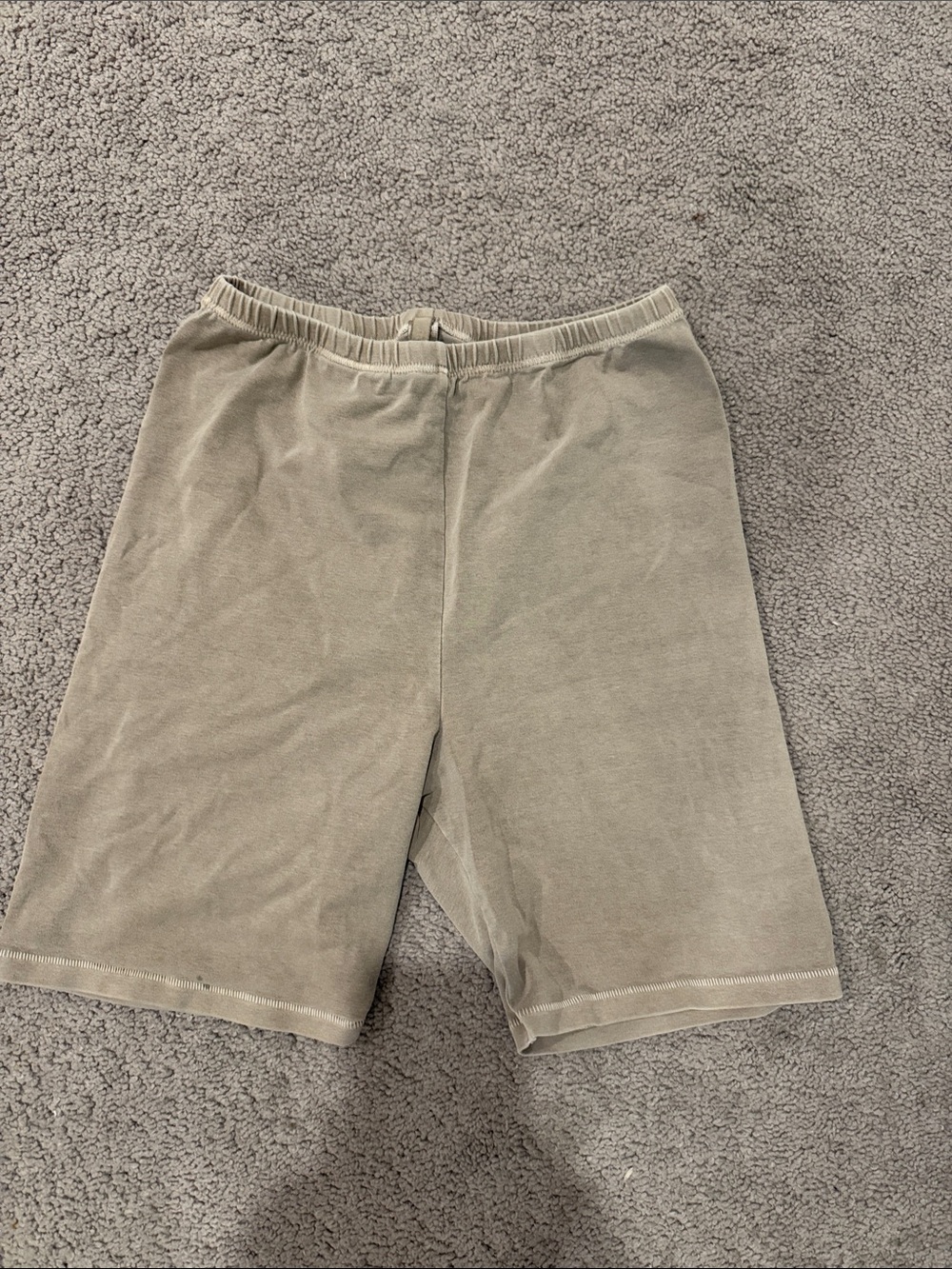Skims Casual Stretch Drawstring Shorts - Olive